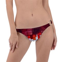 Pattern Structure Light Patterns Ring Detail Bikini Bottoms by Hannah976