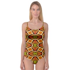 Geometry Shape Retro Trendy Symbol Camisole Leotard  by Hannah976