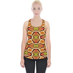 Geometry Shape Retro Trendy Symbol Piece Up Tank Top