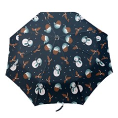 Santa Snowman Folding Umbrellas by ConteMonfrey