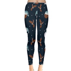 Santa Snowman Inside Out Leggings by ConteMonfrey