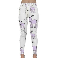 Cute Deers  Classic Yoga Leggings by ConteMonfrey