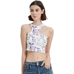 Cute Deers  Cut Out Top by ConteMonfrey