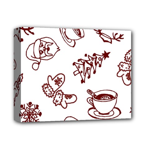 Red And White Christmas Breakfast  Deluxe Canvas 14  x 11  (Stretched)