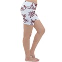 Red And White Christmas Breakfast  Lightweight Velour Yoga Shorts View3