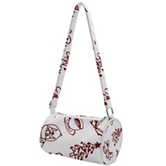 Red And White Christmas Breakfast  Mini Cylinder Bag