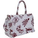 Red And White Christmas Breakfast  Duffel Travel Bag View2