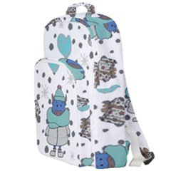 Little Cow Christmas  Double Compartment Backpack by ConteMonfrey