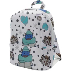 Little Cow Christmas  Zip Up Backpack by ConteMonfrey