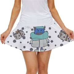 Little Cow Christmas  Women s Skort