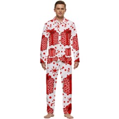 Cute Gift Boxes Men s Long Sleeve Velvet Pocket Pajamas Set by ConteMonfrey