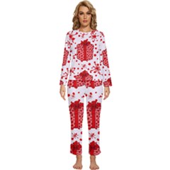 Cute Gift Boxes Womens  Long Sleeve Lightweight Pajamas Set by ConteMonfrey