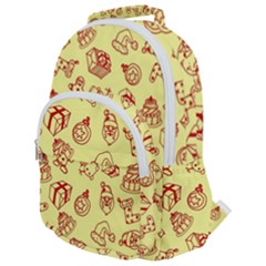 Bw Christmas Icons   Rounded Multi Pocket Backpack by ConteMonfrey