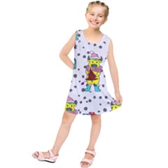 Little Bull Wishes You A Merry Christmas  Kids  Tunic Dress