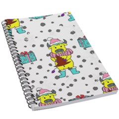 Little Bull Wishes You A Merry Christmas  5 5  X 8 5  Notebook