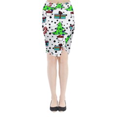 It`s Cold Outside  Midi Wrap Pencil Skirt by ConteMonfrey