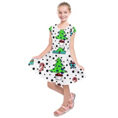 It`s Cold Outside  Kids  Short Sleeve Dress by ConteMonfrey