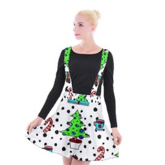 It`s Cold Outside  Suspender Skater Skirt by ConteMonfrey