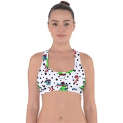 It`s Cold Outside  Cross Back Hipster Bikini Top  by ConteMonfrey