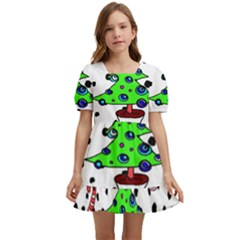 It`s Cold Outside  Kids  Short Sleeve Dolly Dress by ConteMonfrey