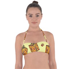 I Wish You All The Gifts Tie Back Bikini Top by ConteMonfrey