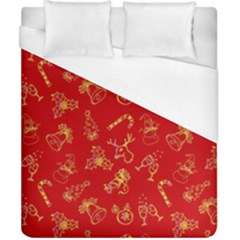 Holy Night - Christmas Symbols  Duvet Cover (california King Size) by ConteMonfrey