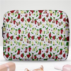 Warm Christmas  Make Up Pouch (large)