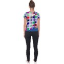 Color Graffiti Pattern Geometric Short Sleeve Sports Top  View2