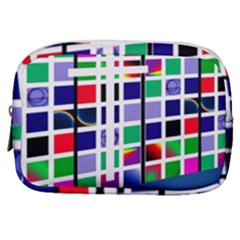 Color Graffiti Pattern Geometric Make Up Pouch (Small)