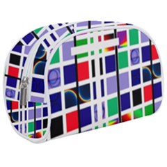 Color Graffiti Pattern Geometric Make Up Case (Medium)