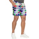 Color Graffiti Pattern Geometric Men s Runner Shorts View2