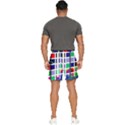 Color Graffiti Pattern Geometric Men s Runner Shorts View4