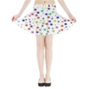 Star Random Background Scattered Mini Flare Skirt View3