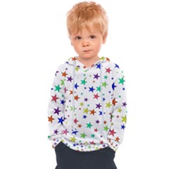 Star Random Background Scattered Kids  Overhead Hoodie by Hannah976