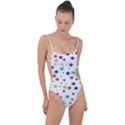 Star Random Background Scattered Tie Strap One Piece Swimsuit View1