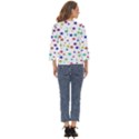 Star Random Background Scattered Cut Out Wide Sleeve Top View4