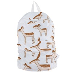 Seamless Deer Pattern Design Foldable Lightweight Backpack by Hannah976