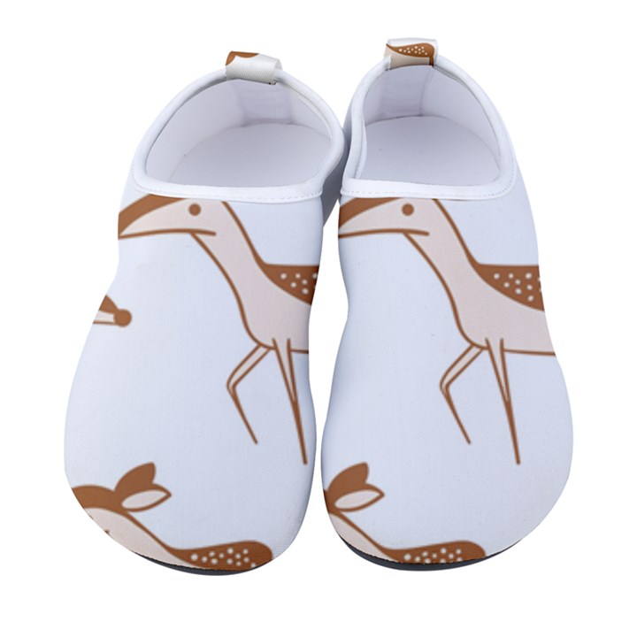 Seamless Deer Pattern Design Men s Sock-Style Water Shoes