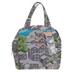 Village Place Portugal Landscape Boxy Hand Bag by Hannah976