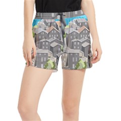 Village Place Portugal Landscape Women s Runner Shorts by Hannah976