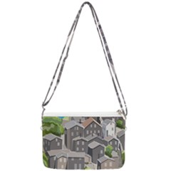 Village Place Portugal Landscape Double Gusset Crossbody Bag by Hannah976