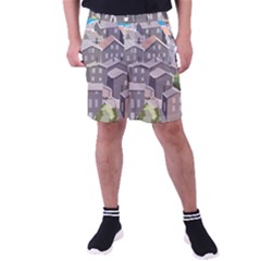 Village Place Portugal Landscape Men s Pocket Shorts by Hannah976