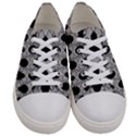 Pattern Beetle Insect Black Grey Men s Low Top Canvas Sneakers View1