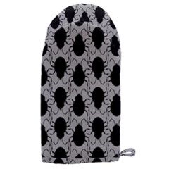 Pattern Beetle Insect Black Grey Microwave Oven Glove by Hannah976