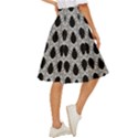 Pattern Beetle Insect Black Grey Classic Short Skirt View3