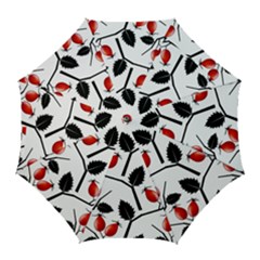 Rose Hip Pattern Branches Autumn Golf Umbrellas by Hannah976