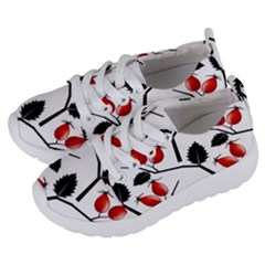 Rose Hip Pattern Branches Autumn Kids  Lightweight Sports Shoes by Hannah976