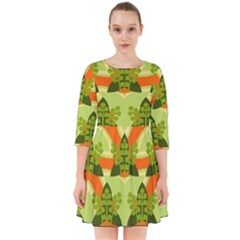 Texture Plant Herbs Herb Green Smock Dress by Hannah976