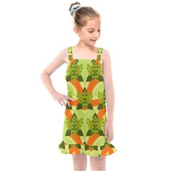 Texture Plant Herbs Herb Green Kids  Overall Dress by Hannah976