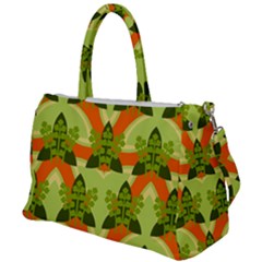 Texture Plant Herbs Herb Green Duffel Travel Bag